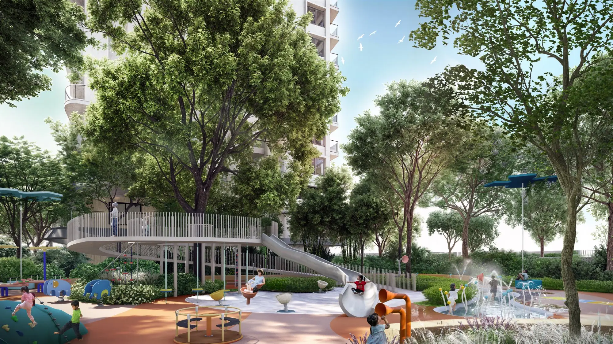 Eldeco 7 Peaks Residences 80 percent open green landscaped spaces