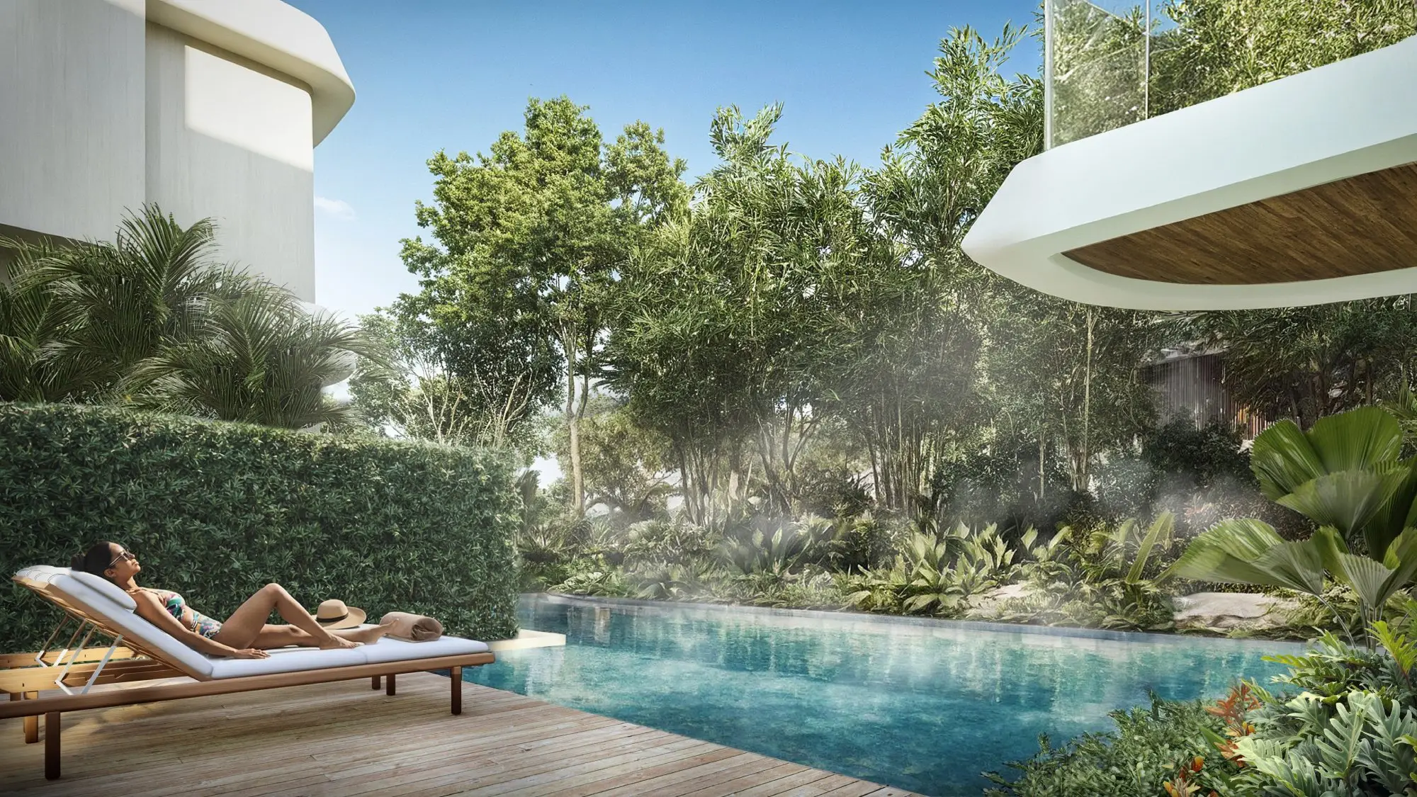 Eldeco 7 Peaks Residences 4 swimming pools including heated pool